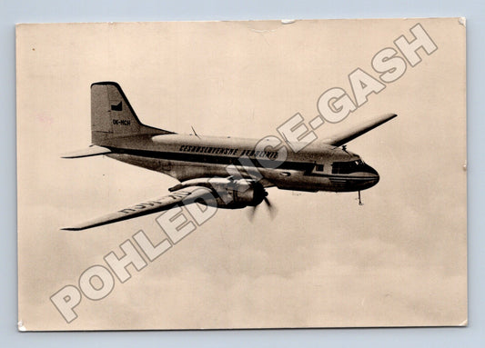 Pohlednice letadlo CSA Iljušin Il-14 (M35375)