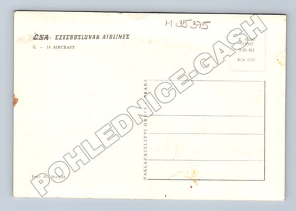 Pohlednice letadlo CSA Iljušin Il-14 (M35375)