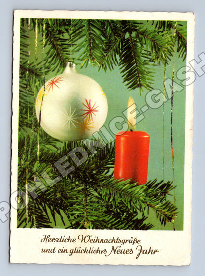 Pohlednice Německo vánoční a novoroční motiv 1969 (M35414)