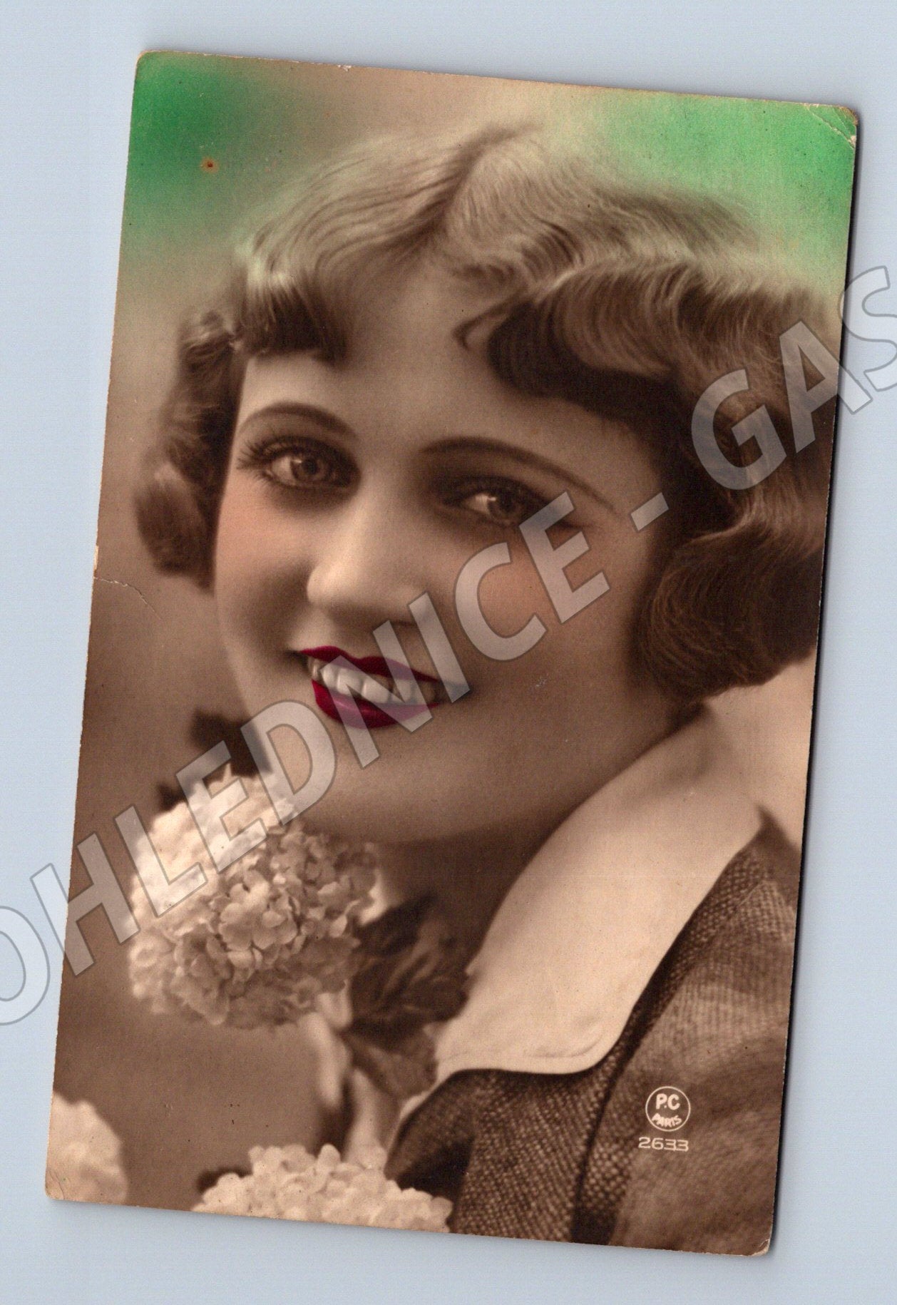 Pohlednice herečka glamour 20 léta (M3542)