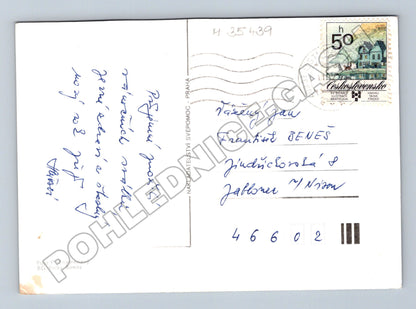 Pohlednice Československo zimní krajina 1962 (M35439)