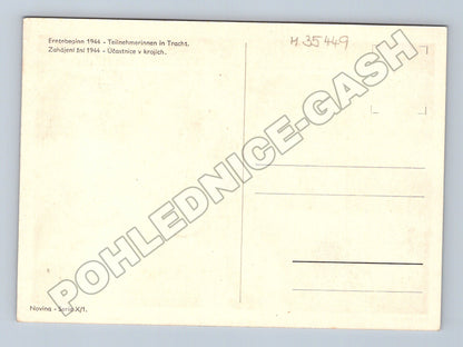 Pohlednice Účastnice v krojích 1944 (M35449)