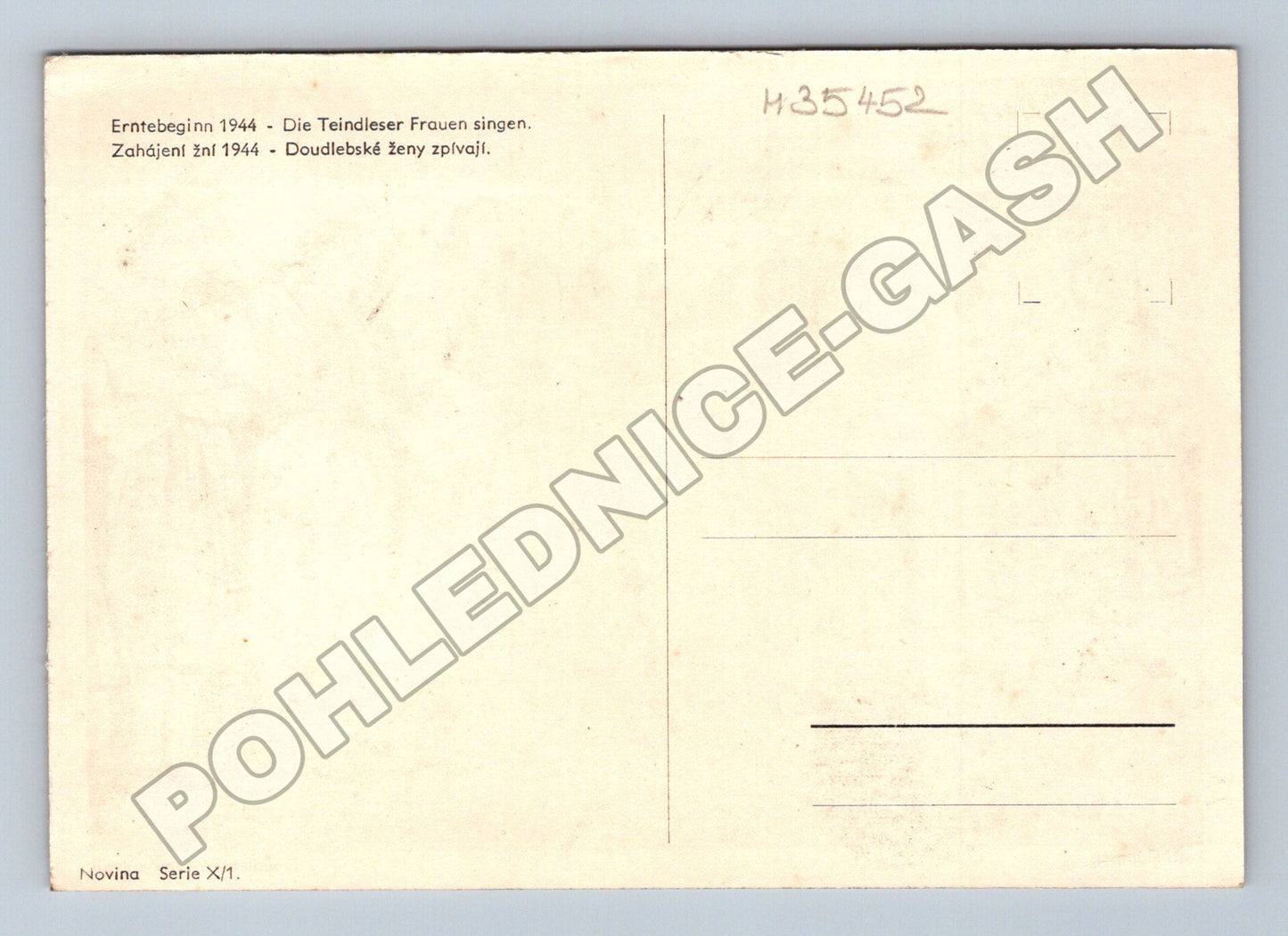 Pohlednice Doudlebské ženy zpívají 1944 (M35452)