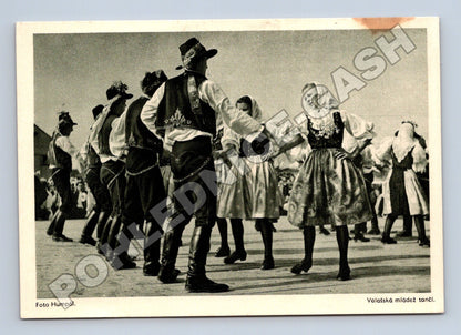 Pohlednice Valašská mládež tančí 1944 (M35453)