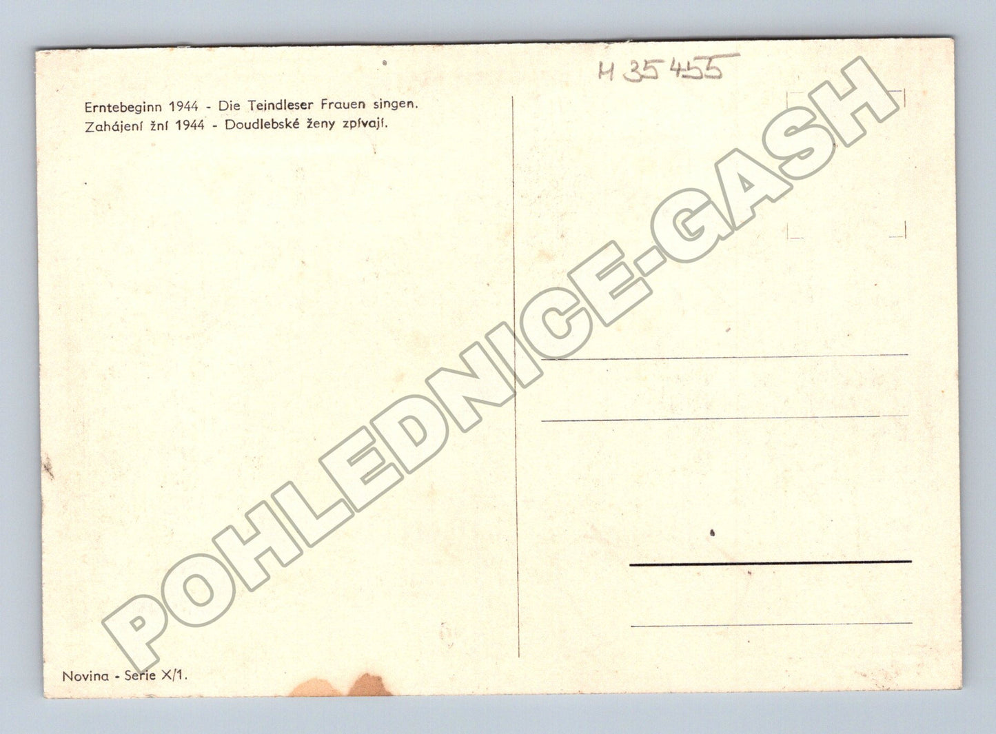 Pohlednice Doudlebské ženy zpívají 1944 (M35455)