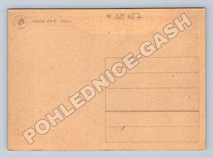 Pohlednice dvě usměvavé dívky s knihou (M35457)