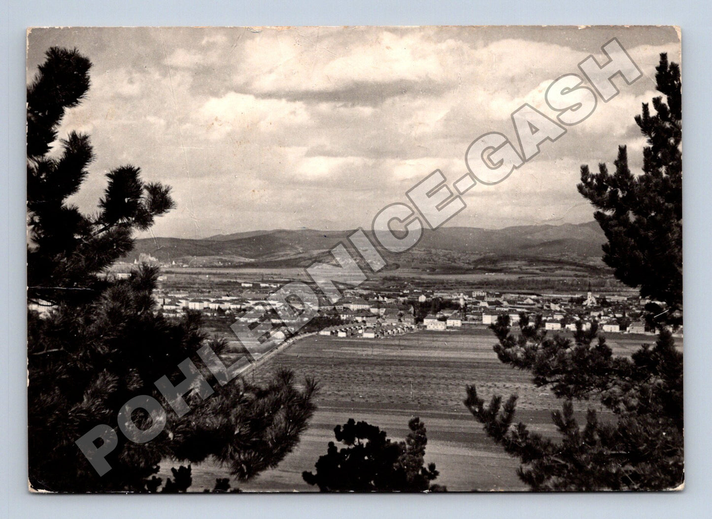 Pohlednice Slovensko Nové Mesto nad Váhom panorama 1955 (M35466)