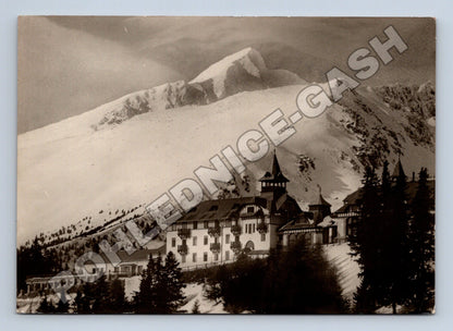Pohlednice Slovensko Vysoké Tatry Štrbské Pleso hotel 1954 (M35469)