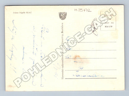 Pohlednice Slovensko Sliač lázně fontána (M35472)