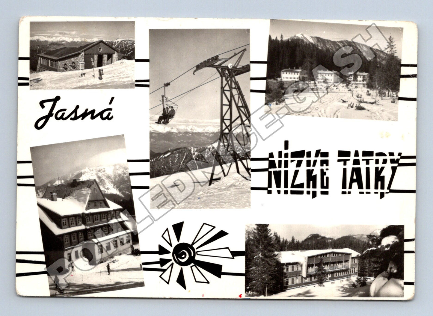 Pohlednice Slovensko Jasná Nízké Tatry lyžařská oblast (M35474)