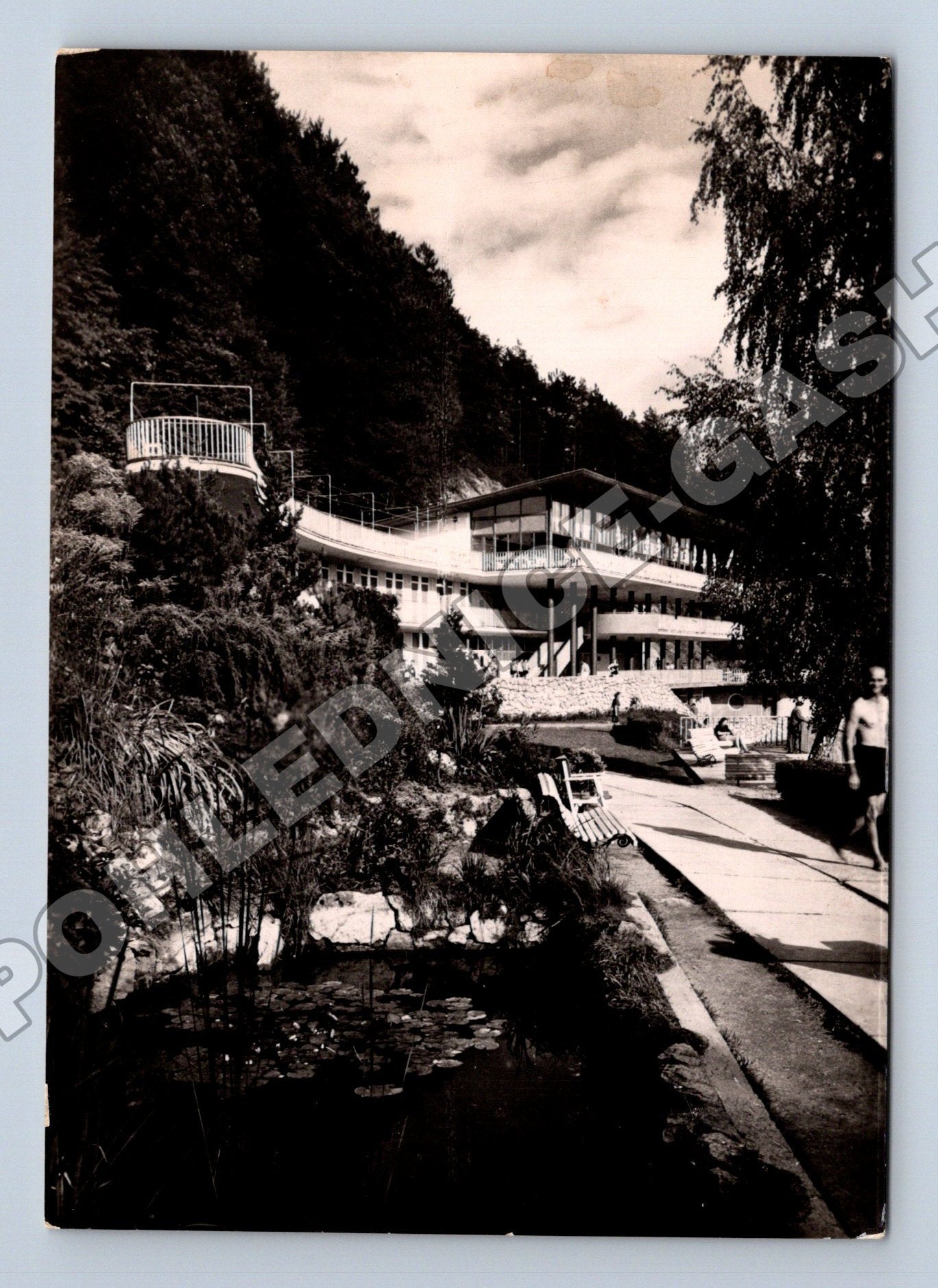 Pohlednice Slovensko Trenčianske Teplice Zelená Žaba 1947 (M35478)
