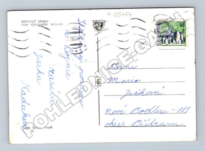 Pohlednice Slovensko Bojnický zámok 1958 (M35484)