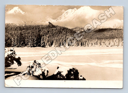 Pohlednice Slovensko Vysoké Tatry Štrbské pleso zima (M35490)