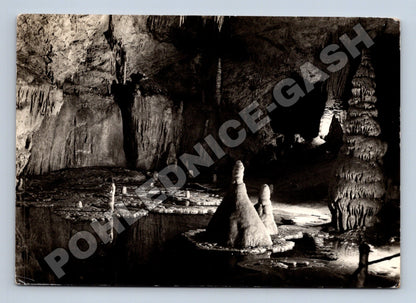 Slovensko Demänovské jaskyne Leknícové jazierko 1957 (M35493)