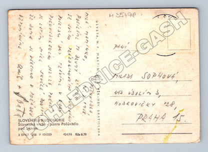 Pohlednice Slovensko Počúvadlo jazero 1948 (M35498)