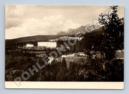 Pohlednice Slovensko Vysoké Tatry Vyšné Hágy Masarykův ústav (M35501)