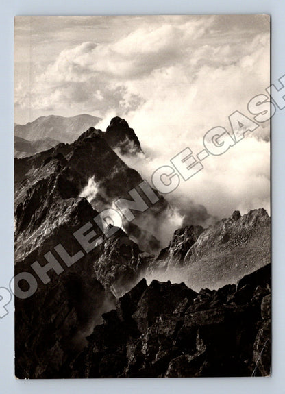 Pohlednice Slovensko Vysoké Tatry horský masiv 1969 (M35504)