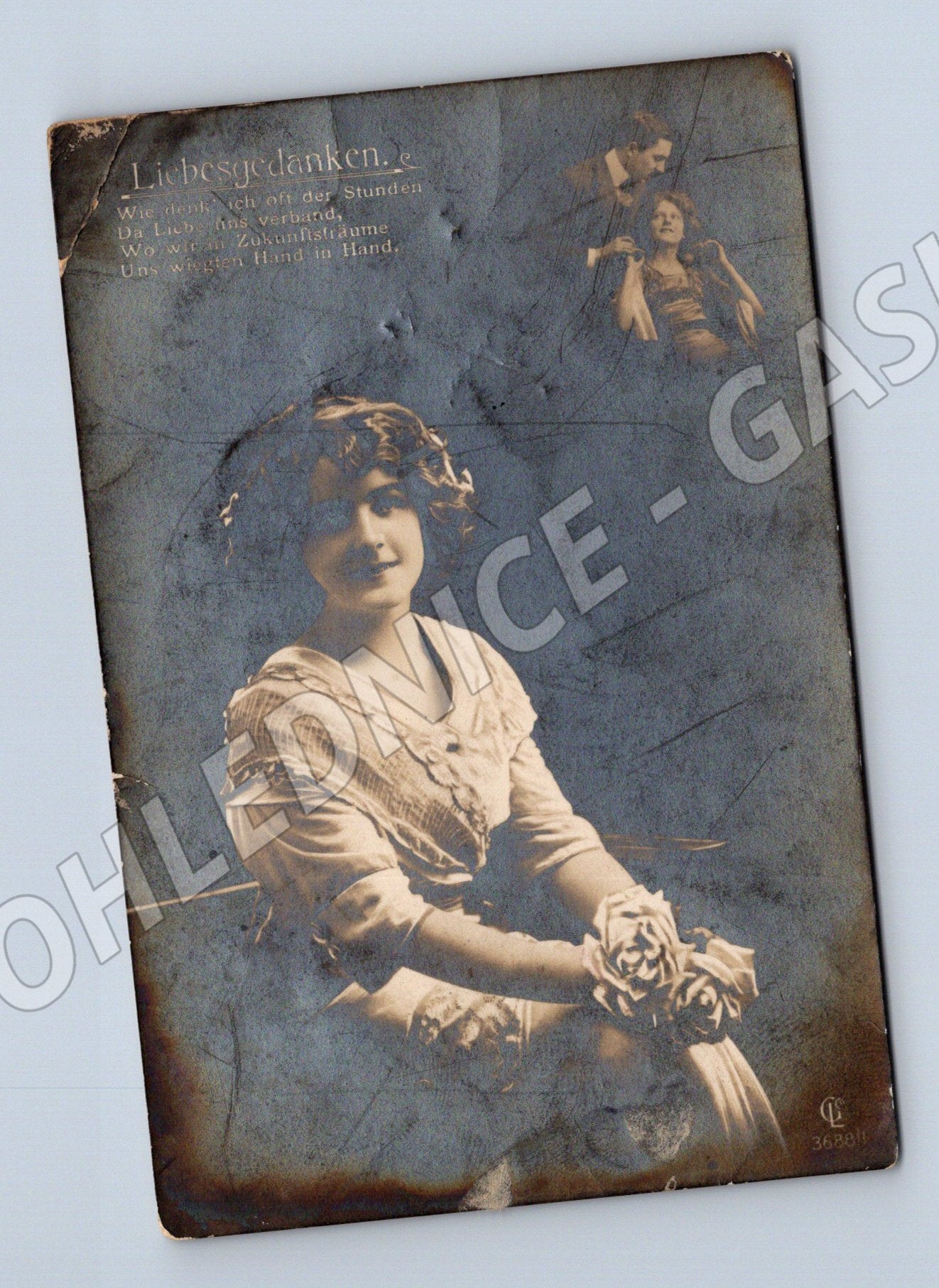 Pohlednice portrét dámy 1917 polní pošta (M3551)