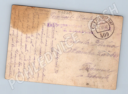 Pohlednice portrét dámy 1917 polní pošta (M3551)