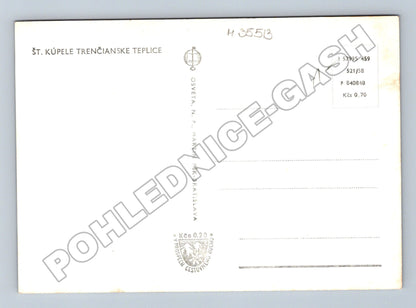 Pohlednice Slovensko Trenčianske Teplice panorama (M35513)