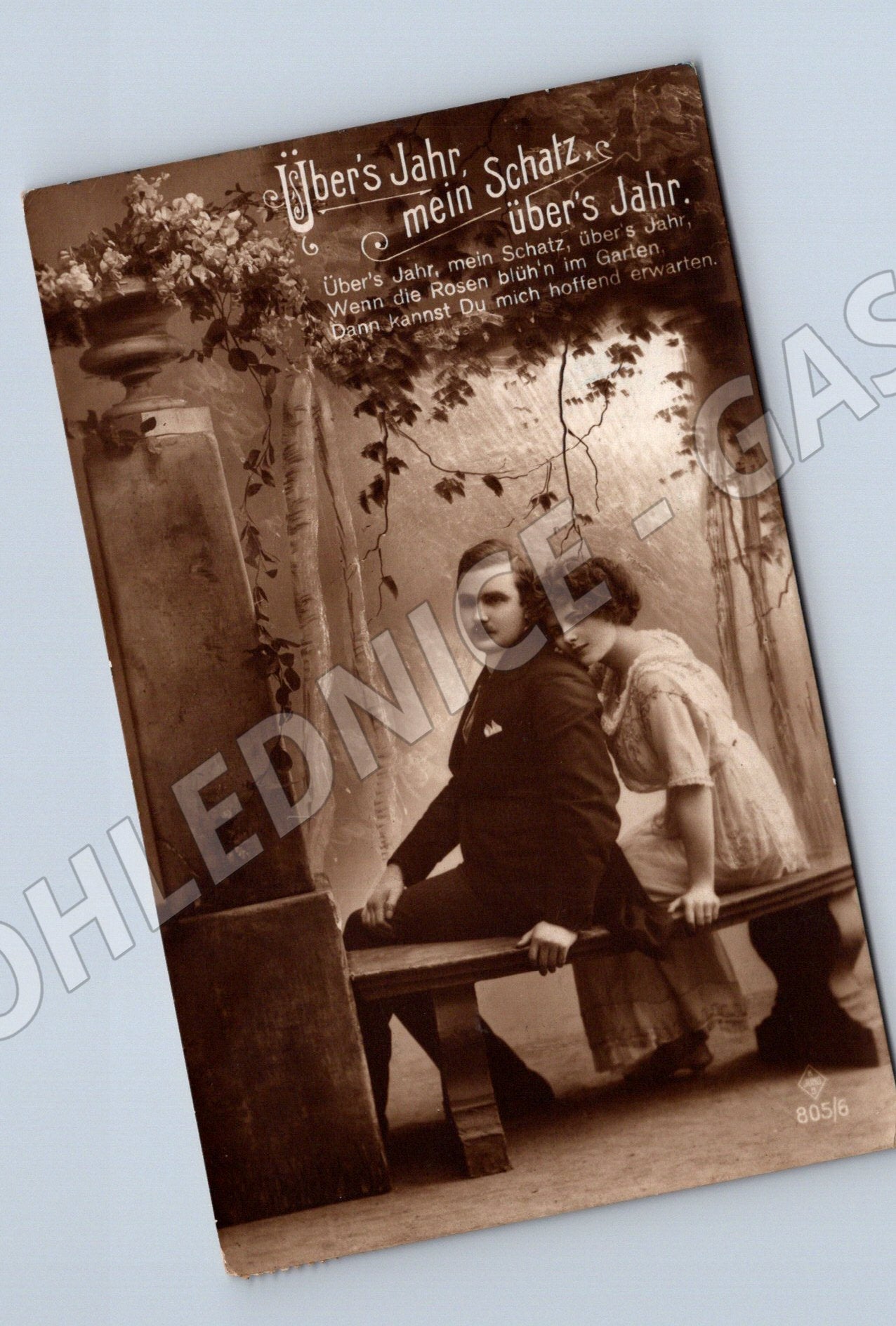 Pohlednice Übers Jahr mein Schatz Náchod (M3552)