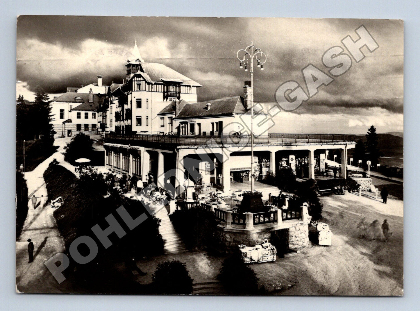 Pohlednice Slovensko Štrbské Pleso hotel 1955 (M35523)