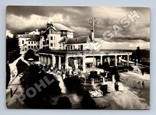 Pohlednice Slovensko Štrbské Pleso hotel 1955 (M35523)