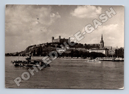 Pohlednice Slovensko Bratislava hrad Dunaj 1947 (M35525)