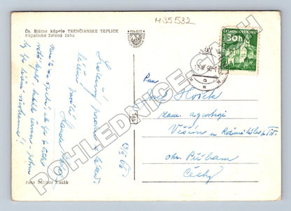 Pohlednice Slovensko Trenčianske Teplice Zelená žaba 1966 (M35532)