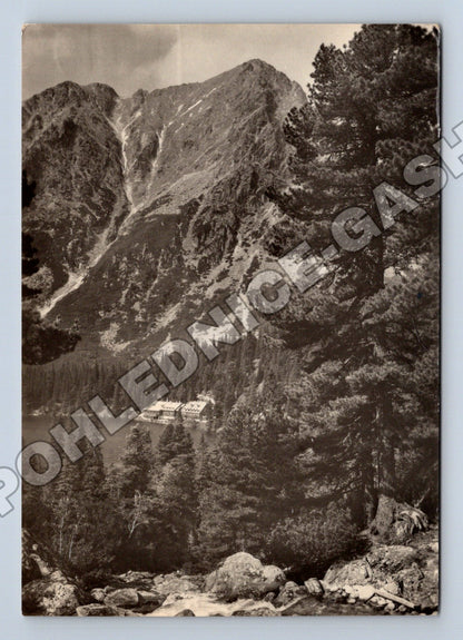 Pohlednice Slovensko Vysoké Tatry Ostrva 1954 (M35534)