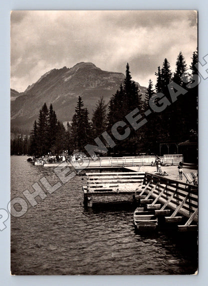Pohlednice Slovensko Štrbské pleso koupaliště 1978 (M35538)
