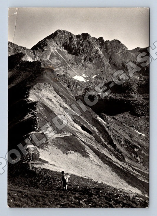Pohlednice Slovensko Vysoké Tatry Hladké sedlo horolezec 1967 (M35540)
