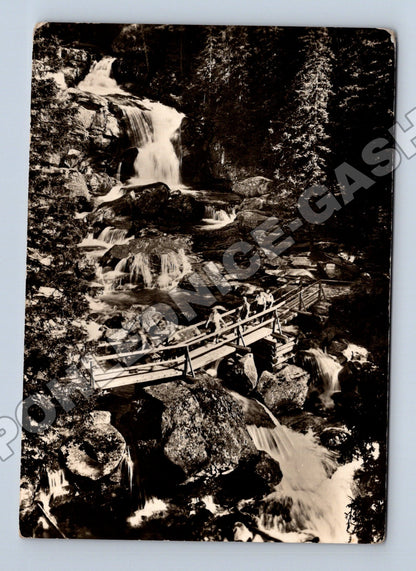 Pohlednice Slovensko Vysoké Tatry vodopády 1955 (M35542)