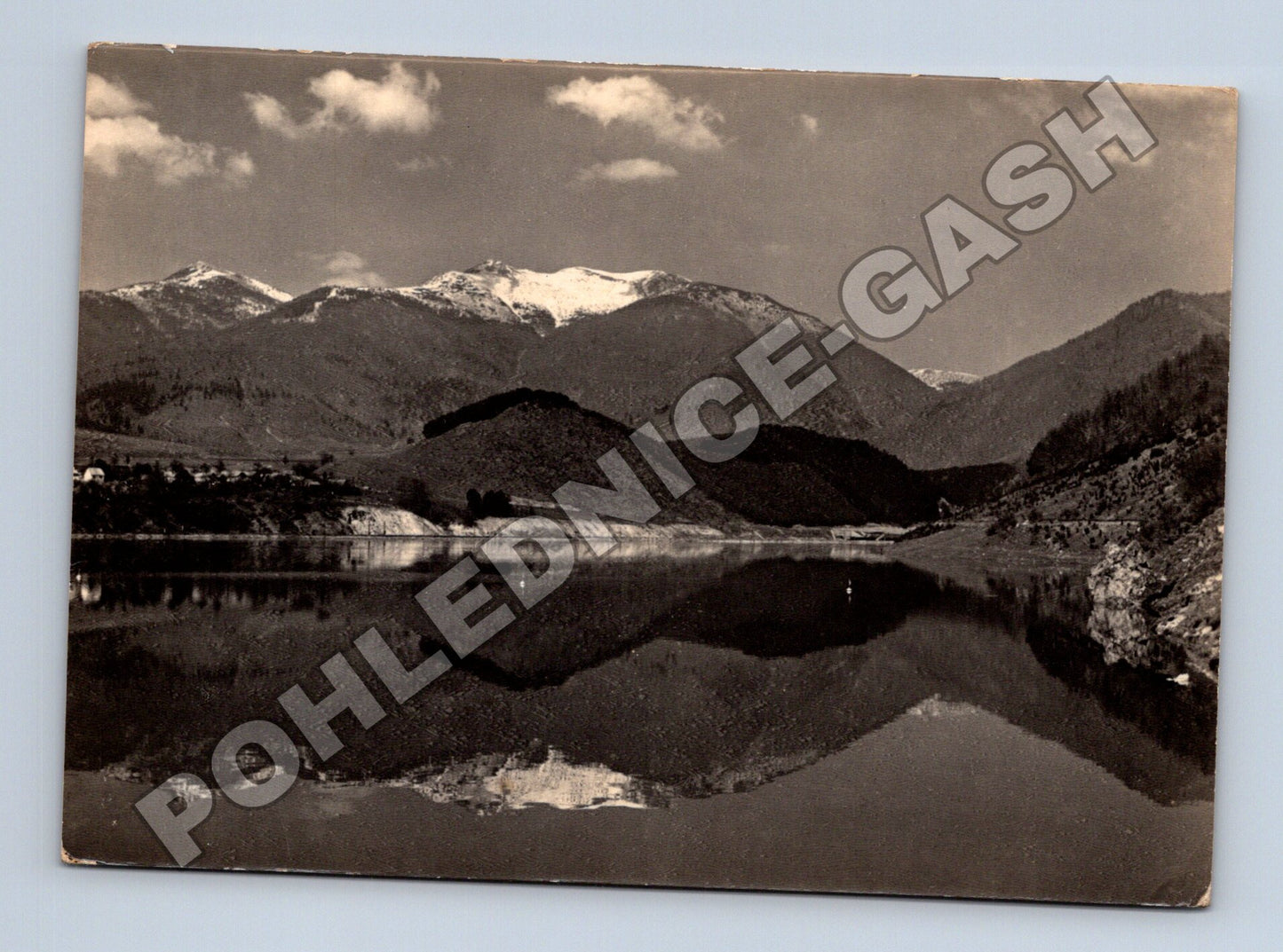 Pohlednice Slovensko Krpeľanské jazero a hory (M35546)