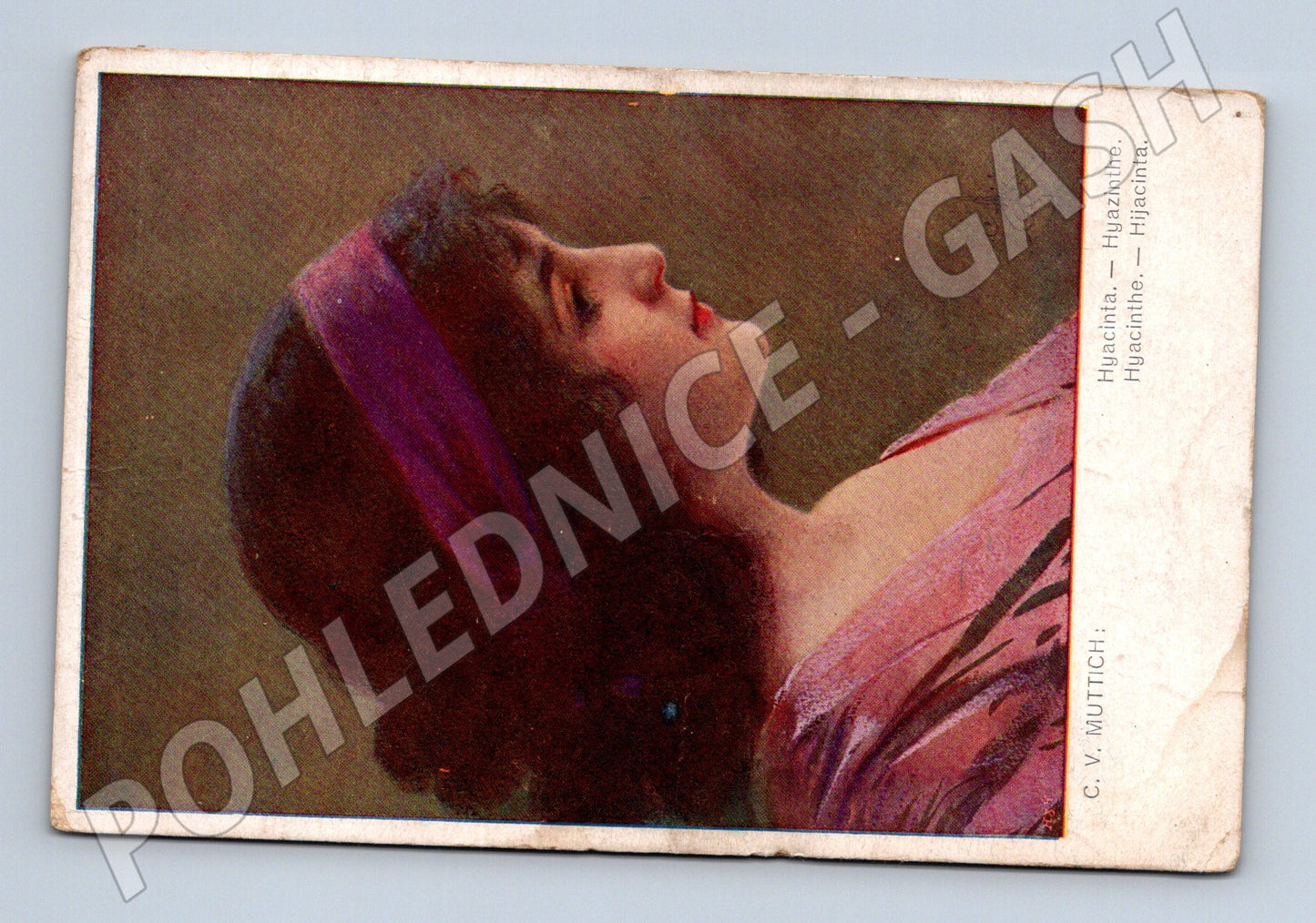 Pohlednice Hyacinthe C V Muttich 1916 (M3555)