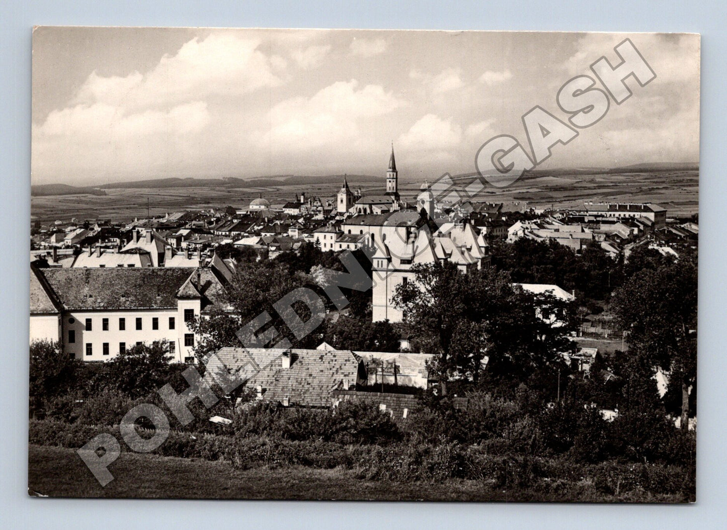 Pohlednice Slovensko Levoča město panorama 1950 (M35552)