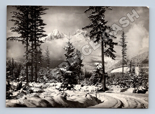 Pohlednice Slovensko Vysoké Tatry zima 1959 (M35559)