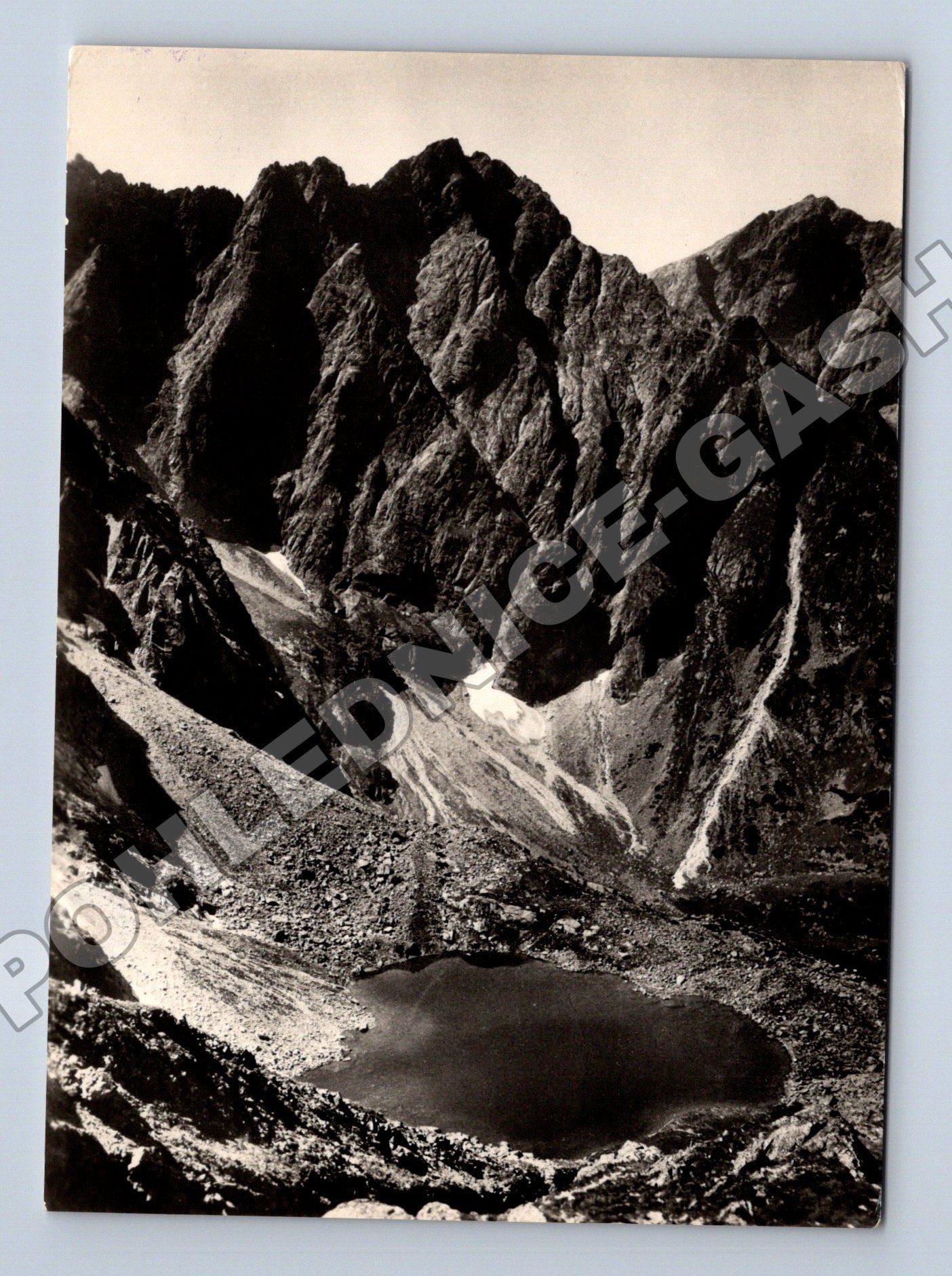 Pohlednice Slovensko Vysoké Tatry Litvorové pleso 193X (M35562)