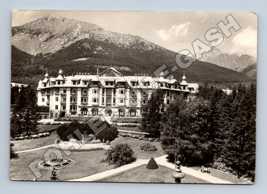Pohlednice Slovensko Starý Smokovec Grand Hotel 1952 (M35567)