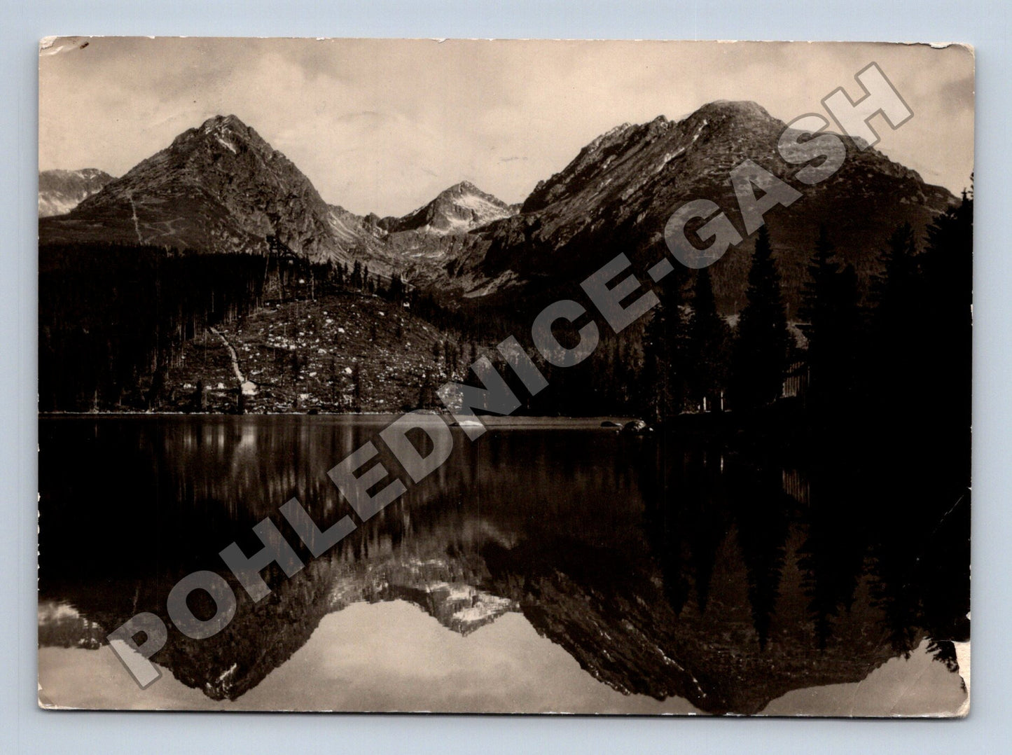Pohlednice Slovensko Vysoké Tatry Štrbské pleso 1957 (M35568)