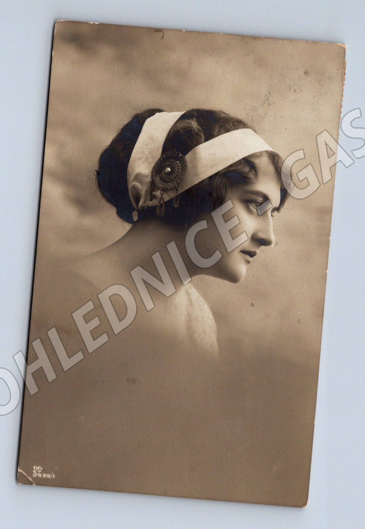 Pohlednice portrét ženy secese RU (M3557)