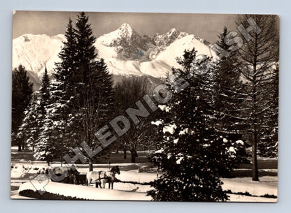 Pohlednice Slovensko Vysoké Tatry Lomnický štít zima (M35572)