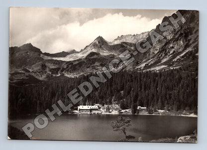 Pohlednice Slovensko Vysoké Tatry Popradské pleso (M35574)