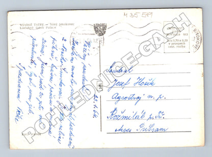 Pohlednice Slovensko Vysoké Tatry Nový Smokovec Palace 1964 (M35581)
