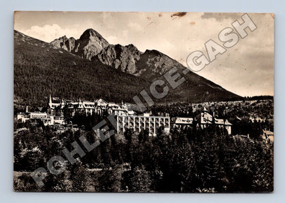 Pohlednice Slovensko Starý Smokovec Lomnický štít 1960 (M35589)