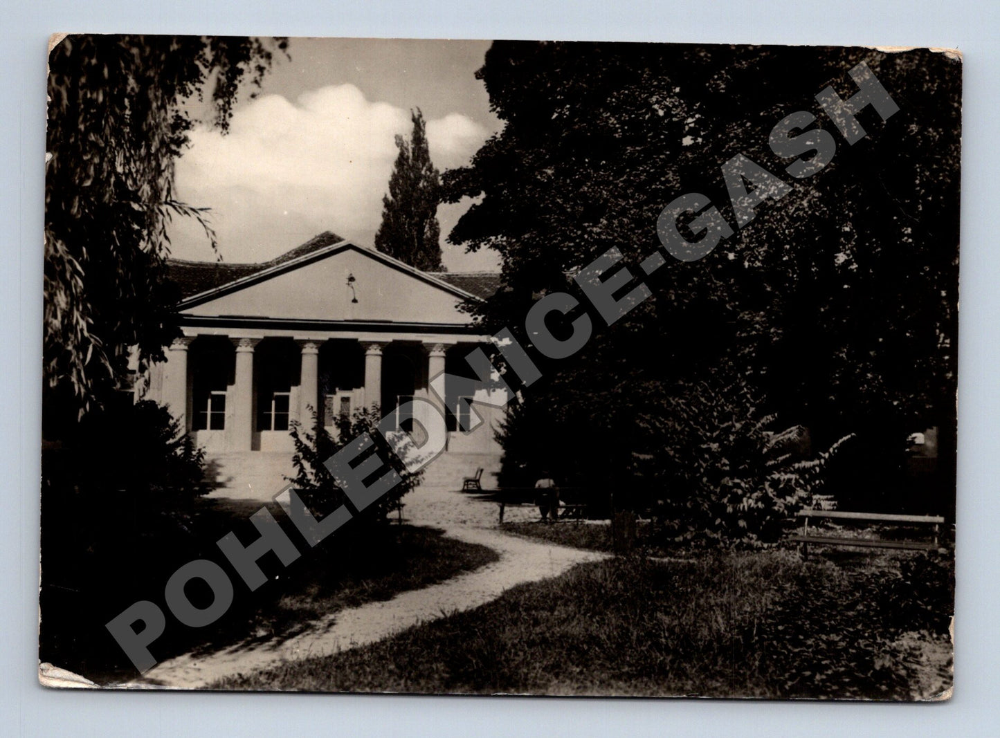 Pohlednice Slovensko Smrdáky lázně budova 194x (M35590)