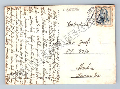Pohlednice Slovensko Smrdáky lázně budova 194x (M35590)