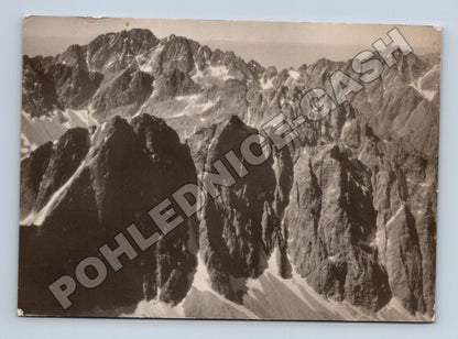 Pohlednice Slovensko Vysoké Tatry Stalinov štít 1957 (M35595)
