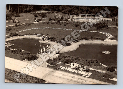 Pohlednice Slovensko Sliač park před Palace 1954 (M35596)
