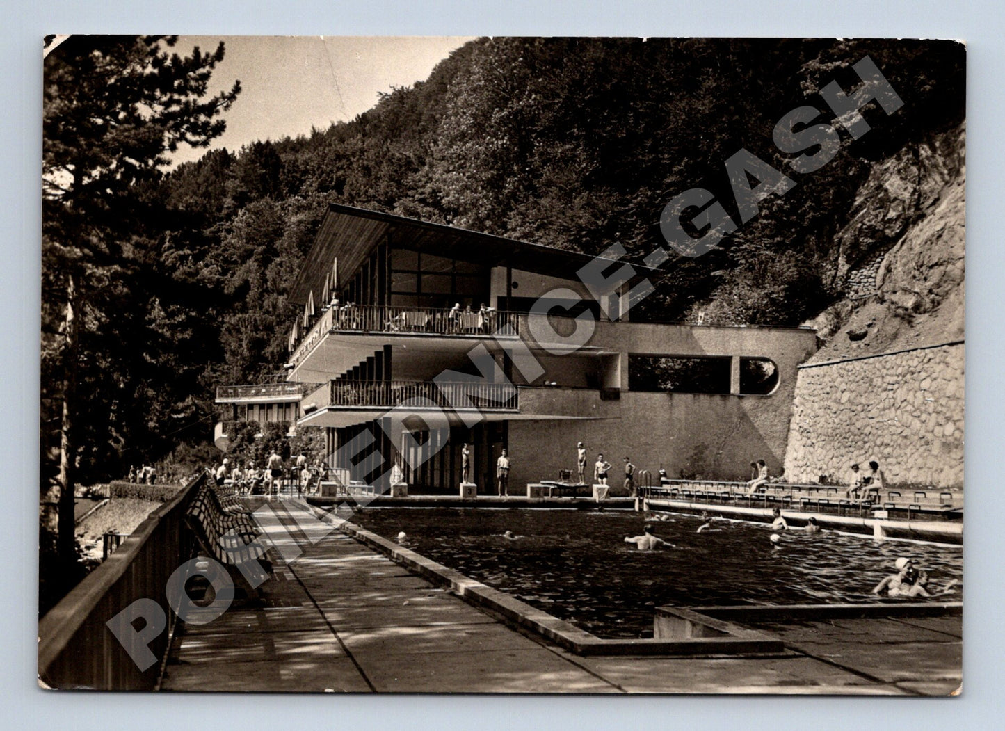 Slovensko Trenčianske Teplice Kúpalisko Zelená Žaba 196x (M35606)